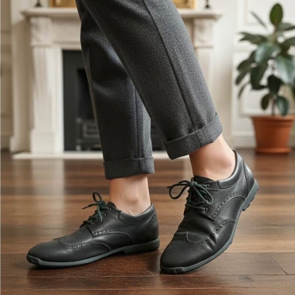 John Fluevog Men’s Orbit Brogue Derby shoes